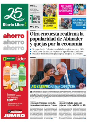 Cover of Diario Libre (Republica Dominicana)