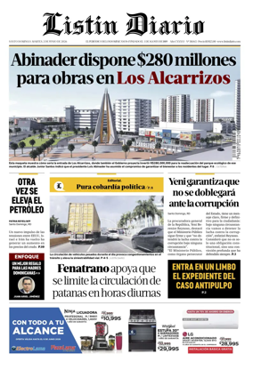 Cover of Listin Diario