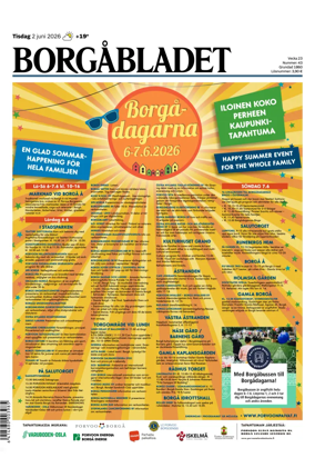 Cover of Borgabladet
