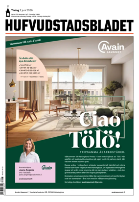 Cover of Hufvudstadsbladet