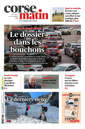 Cover of Corse Matin