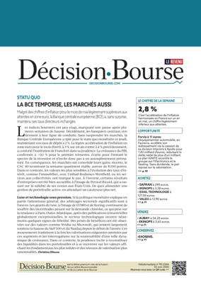Cover of Decision Bourse
