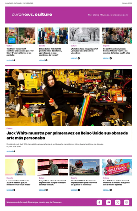Cover of Euronews Culture and Sport (Spanish) Compiled Edition