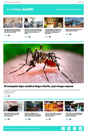 Cover of Euronews Health (Spanish) Compiled Edition