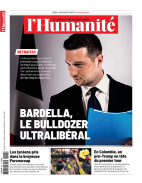 Cover of L'HUMANITE