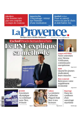 Cover of La Provence Martigues-Istres-Vitrolles-Marignane
