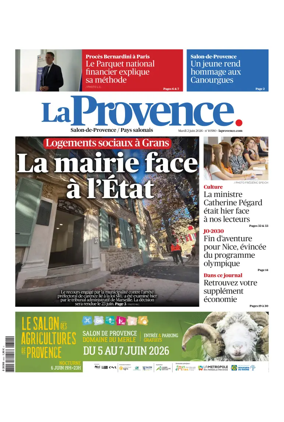 Cover of La Provence Salon-de-Provence / Pays salonais