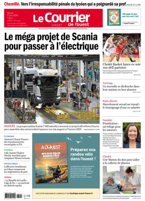 Cover of Le Courrier de l’Ouest (Cholet)