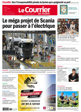 Cover of Le Courrier de l’Ouest (Nord Anjou)