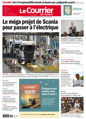 Cover of Le Courrier de l’Ouest (Saumur)