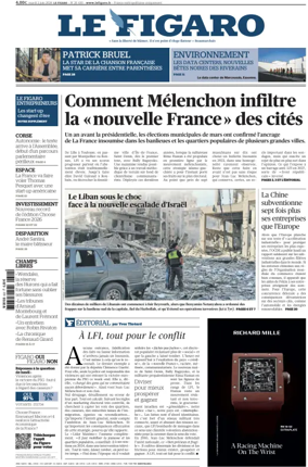 Cover of Le Figaro