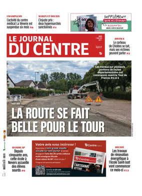 Cover of Le Journal du Centre
