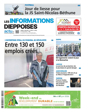 Cover of Les Informations Dieppoises