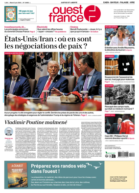 Cover of Ouest France (Caen - Bayeux - Falaise - Vire)