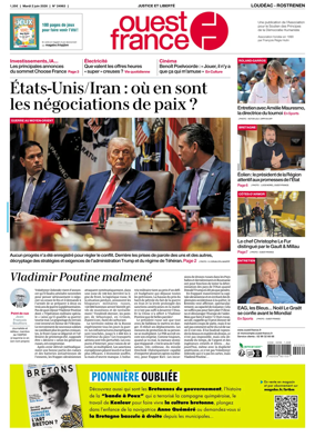 Cover of Ouest France (Loudeac / Rostrenen)