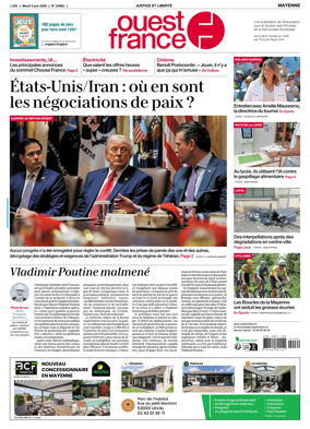 Cover of Ouest France (Mayenne)