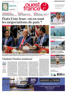 Cover of Ouest-France (Rennes Nord-Ouest)