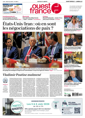 Cover of Ouest-France (Saint-Brieuc Lamballe)