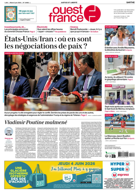 Cover of Ouest France (Sarthe)