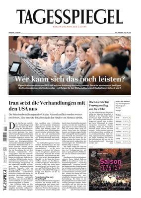 Cover of Der Tagesspiegel