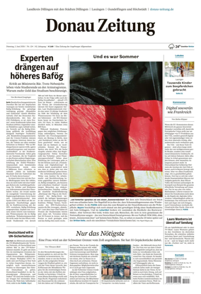 Cover of Donau Zeitung