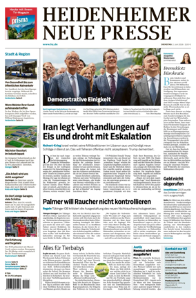Cover of Heidenheimer Neue Presse