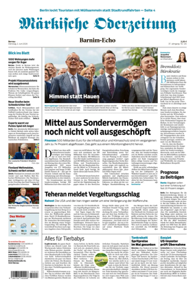 Cover of Markische Oderzeitung Bernau