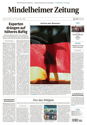 Cover of Mindelheimer Zeitung