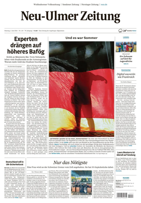 Cover of Neu-Ulmer Zeitung