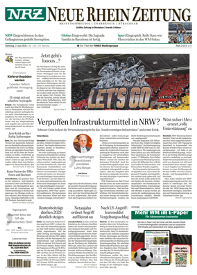 Cover of Neue Rhein Zeitung (Dinslaken)