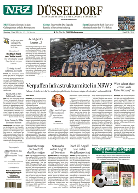 Cover of Neue Rhein Zeitung (Dusseldorf)