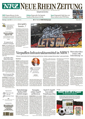 Cover of Neue Rhein Zeitung (Emmerich and Kleve)
