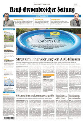 Cover of Neuss-Grevenbroicher Zeitung Neuss
