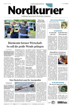 Cover of Pasewalker Zeitung