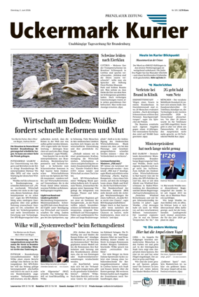 Cover of Prenzlauer Zeitung