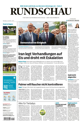 Cover of Rundschau fur den Schwabischen Wald – Der Kocherbote