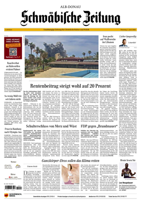 Cover of Schwabische Zeitung (Alb-Donau)