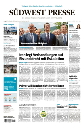 Cover of Sudwest Presse
