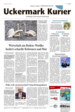 Cover of Templiner Zeitung