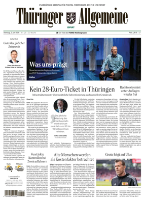 Cover of Thuringer Allgemeine (Erfurt)