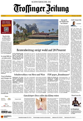 Cover of Trossinger Zeitung