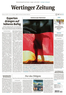Cover of Wertinger Zeitung