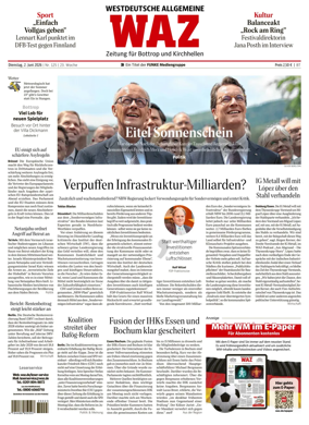 Cover of Westdeutsche Allgemeine Zeitung (Bottrop)