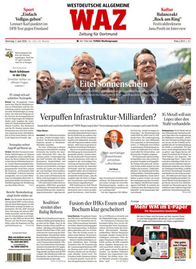 Cover of Westdeutsche Allgemeine Zeitung (Dortmund-Sud II)