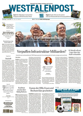 Cover of Westfalenpost (Arnsberg)