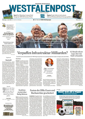 Cover of Westfalenpost (Siegen)