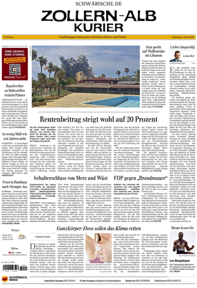 Cover of Zollern-Alb-Kurier (Balingen)