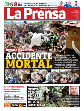 Cover of Diario La Prensa