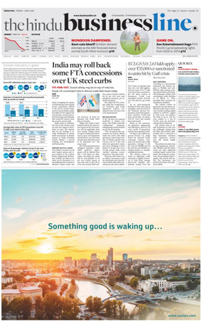 Cover of BusinessLine (Bangalore)