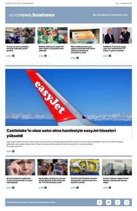 Cover of Euronews Business (Turkish) Compiled Editions